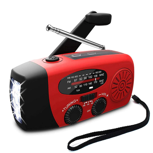 Vevradio│Vev och- solcellsdriven radio