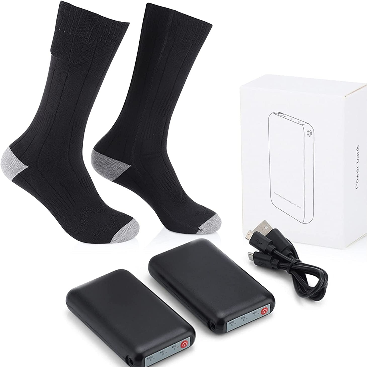 Värmesockor - Sockor med inbyggd värme. Aldrig mer kalla fötter!