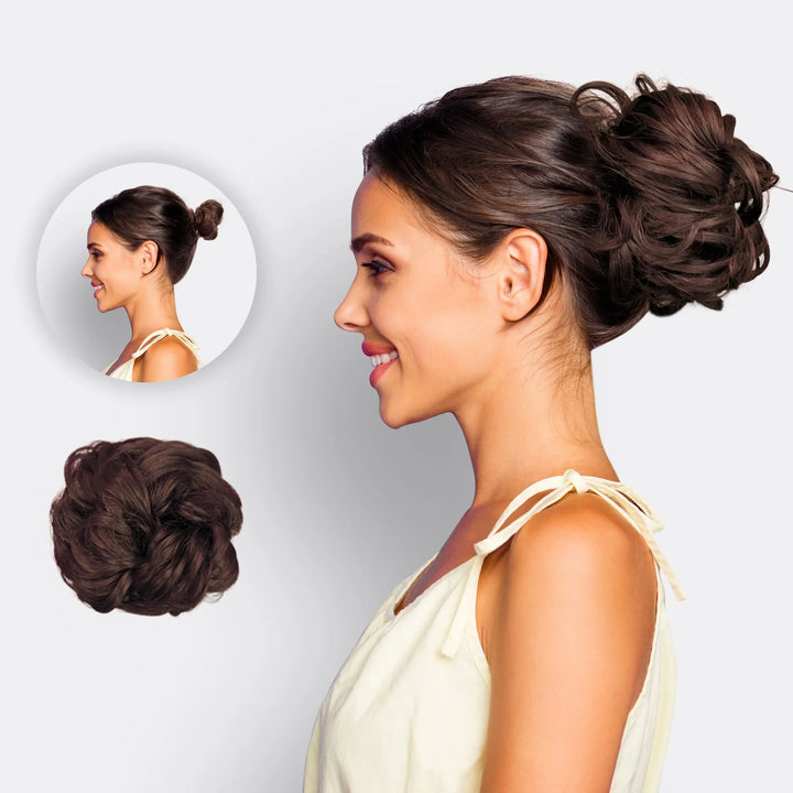 Scrunchie med Löshår