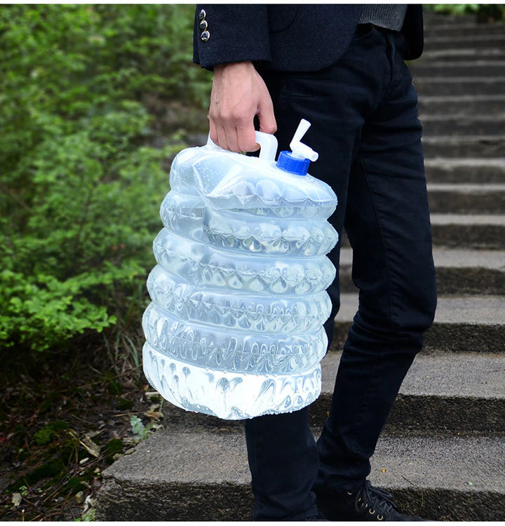 Hopfällbar vattendunk 15L