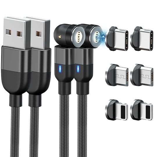 OneCable™ Svart - En enda laddare till alla enheter (2 meter)